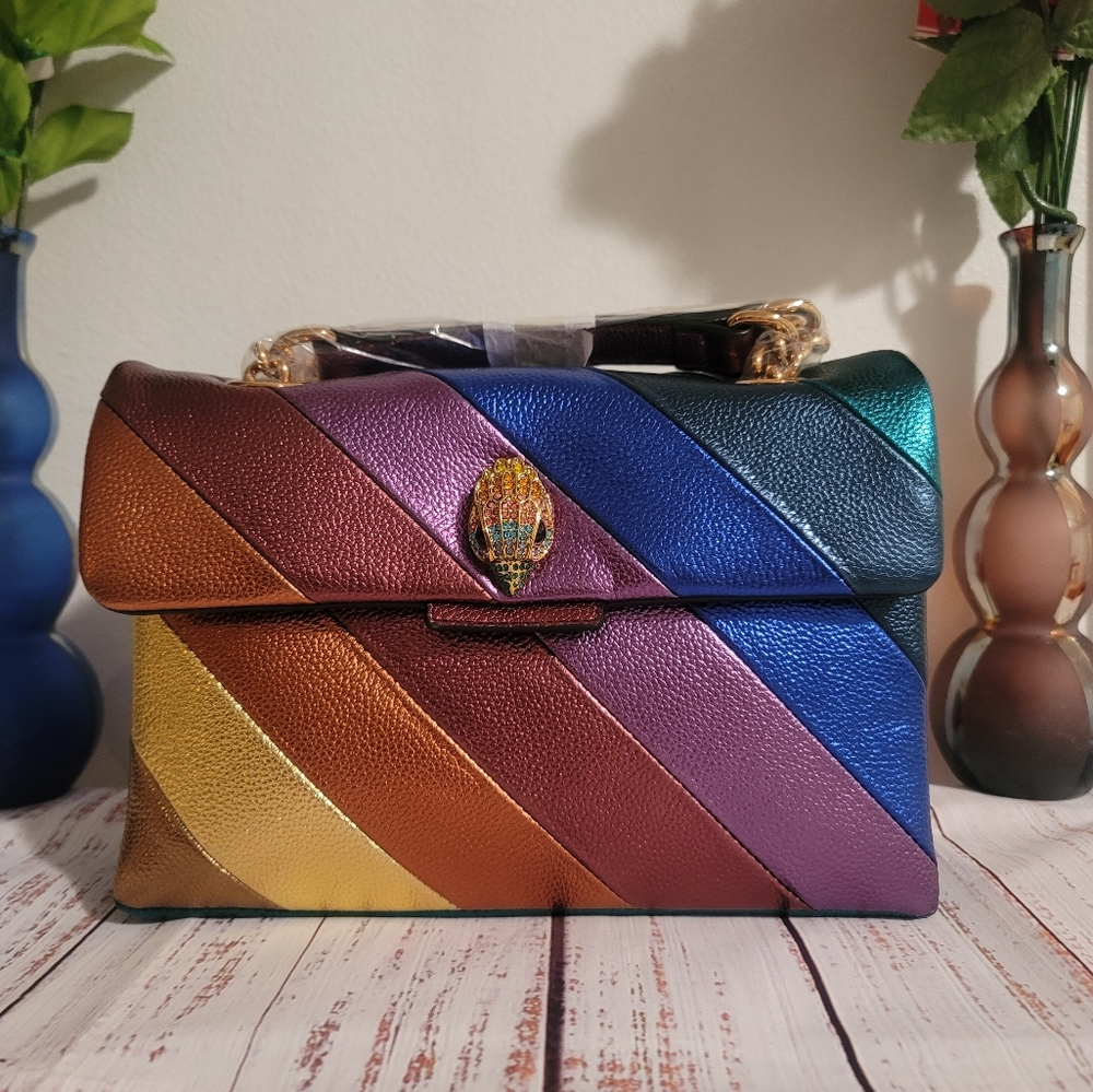 KURT GEIGER LONDON LEATHER KENSINGTON BAG